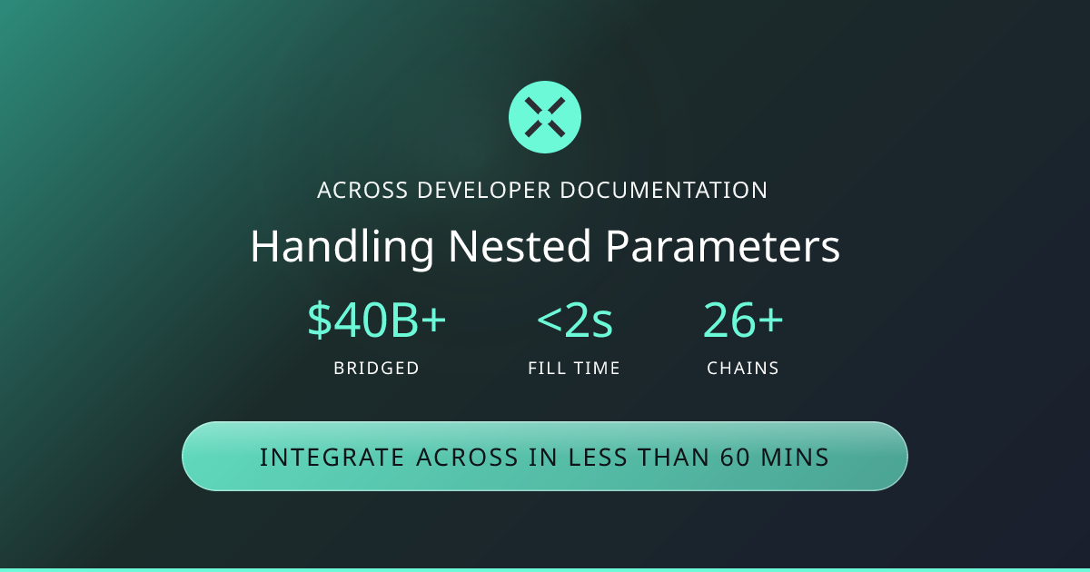 Handling Nested Parameters | Across Docs