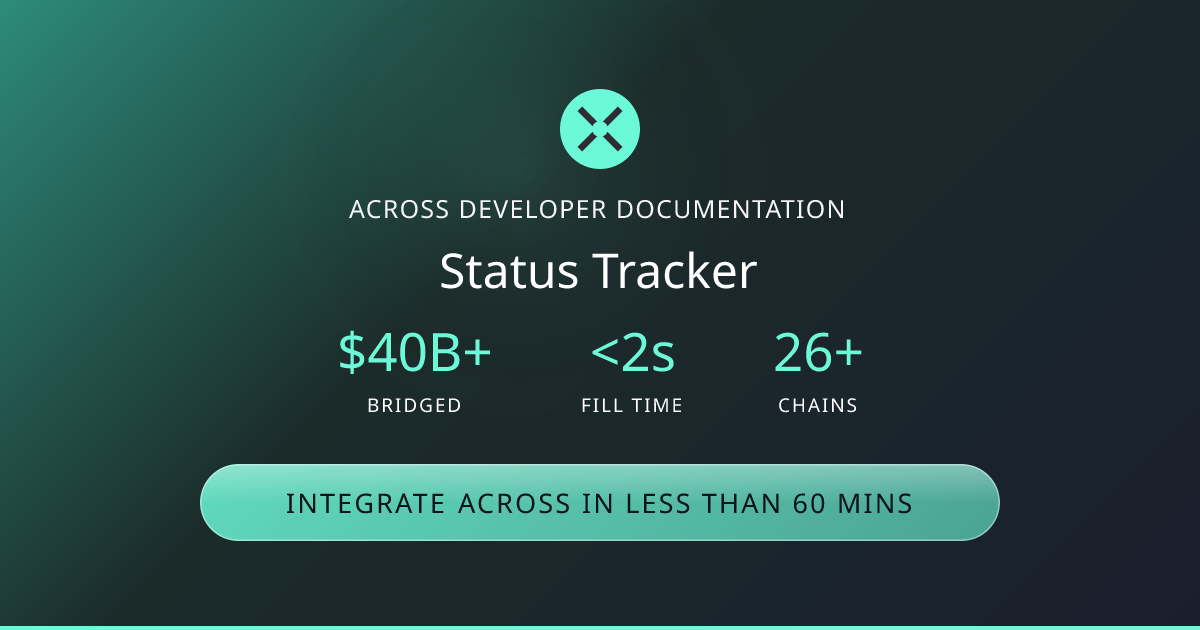 Status Tracker | Across Docs